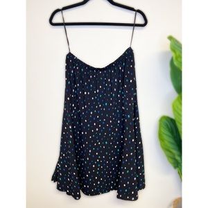 16w Vintage black sway skirt diamond pattern